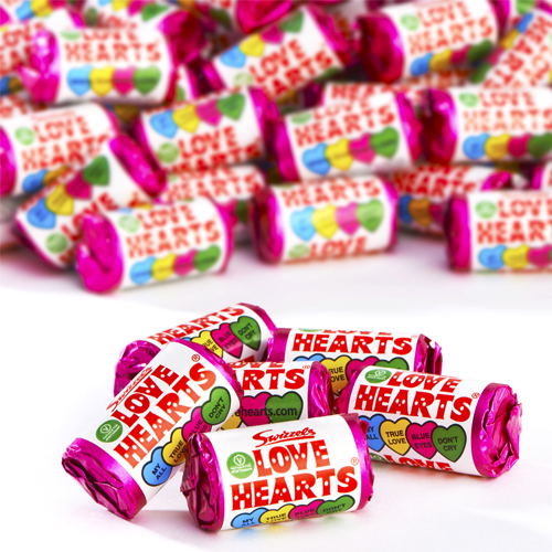 Love Hearts Mini Rolls Swizzels 3562